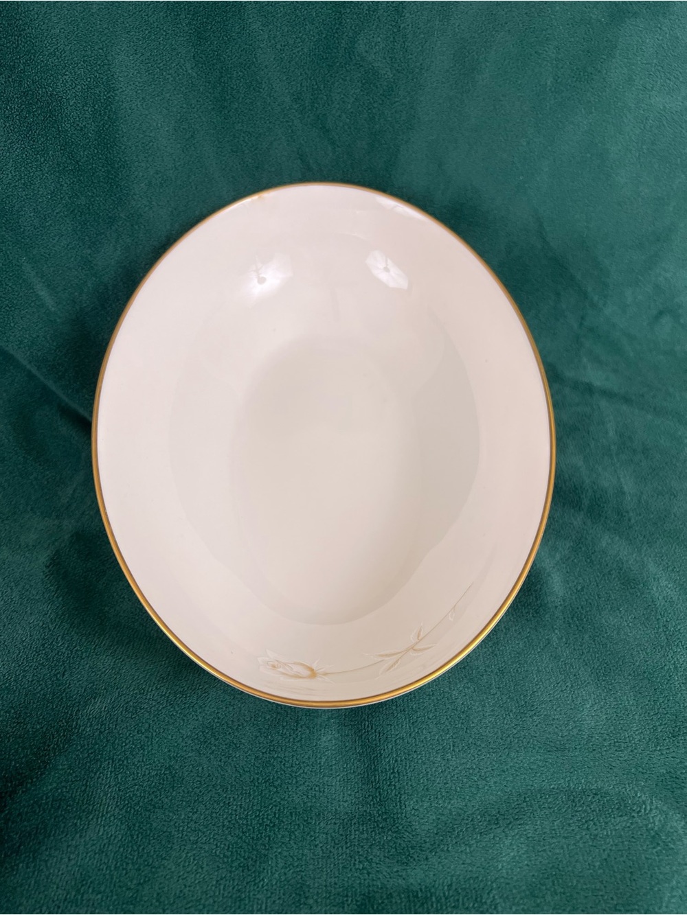 Noritake Ivory China Nora 9 1/2 Oval Vegetable Serving Bowl 7546 Japan